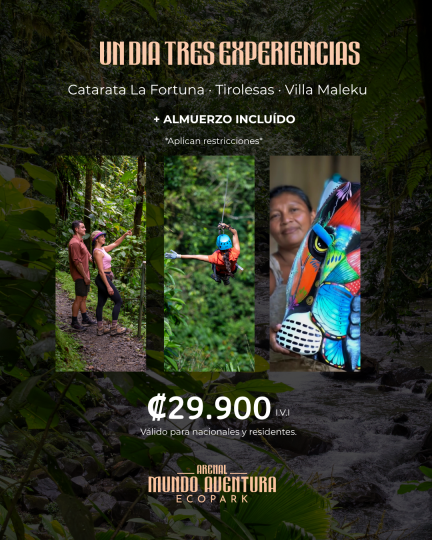Promo Arenal Mundo Aventura